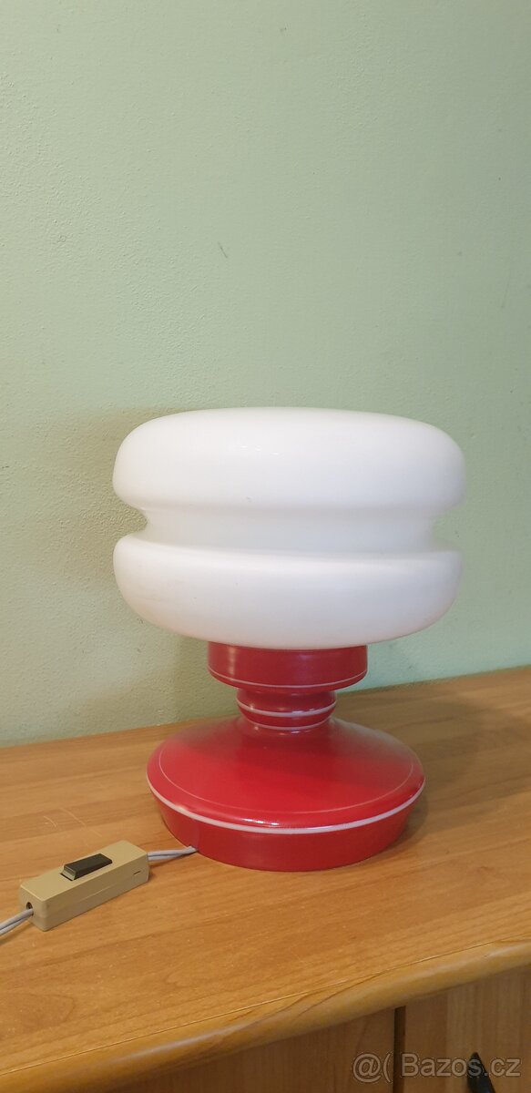 NÁDHERNÁ NADČASOVÁ LAMPIČKA Š.TABERY? RETRO LAMPA - 6