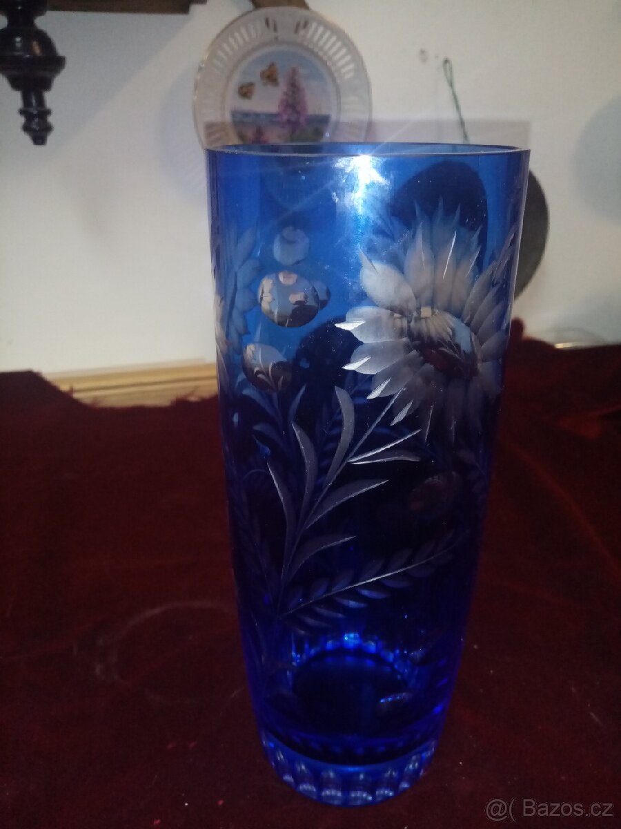 Starožitná váza brus - 6