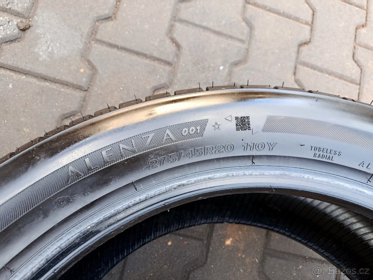 275/45/20 letní pneu bridgestone runflat - 6