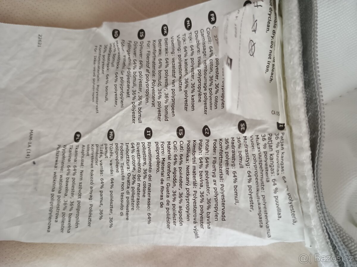 Prodám manželskou postel Ikea - 6