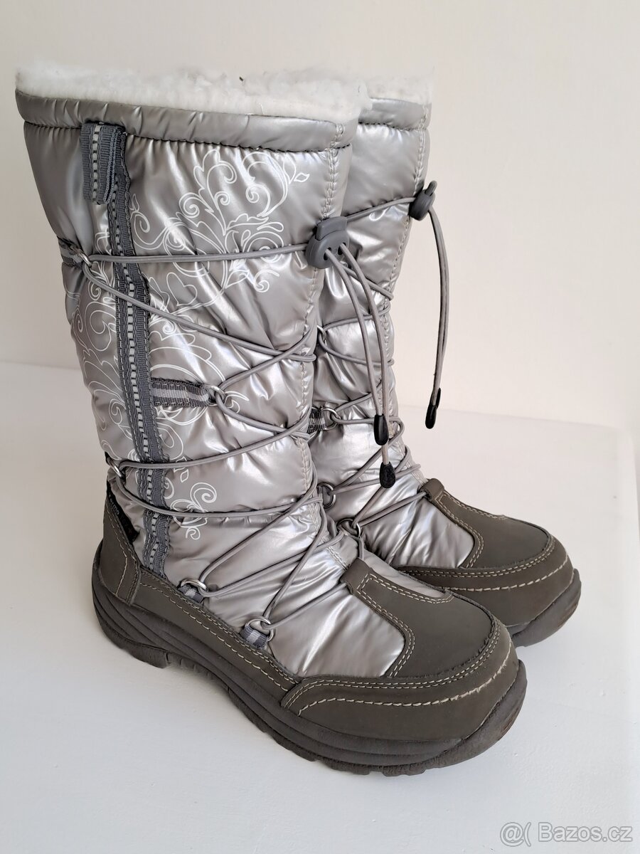 Zánovní nepromokavé dívčí zimní boty vel. 35 - 6