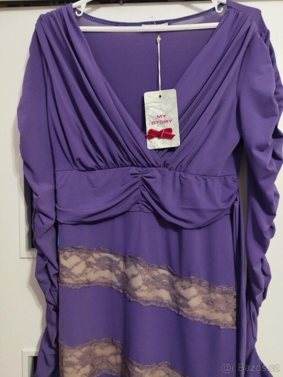 Prodám luxus.dams.šaty z.My Story/Paris v 40/42 PC 2199,-kč - 6