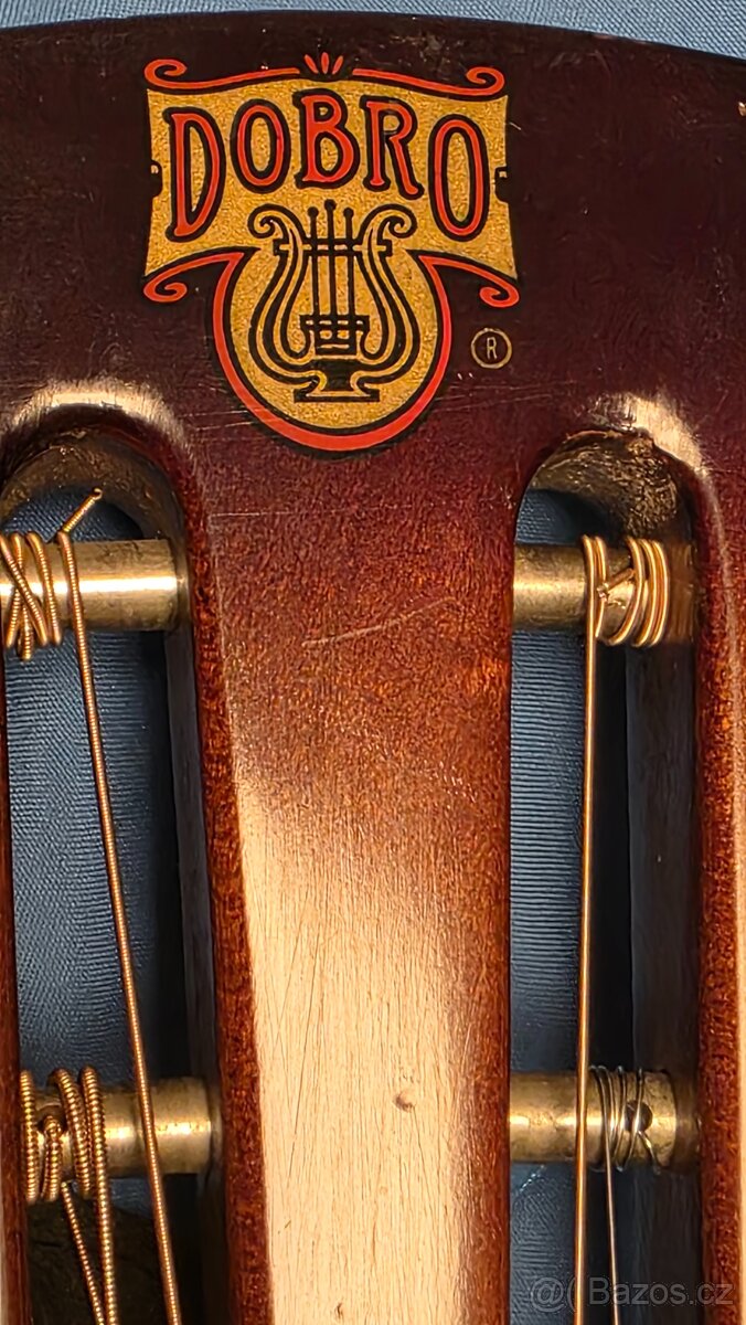Prodám resofonickou americkou kytaru zn. DOBRO z roku 1982 - 6