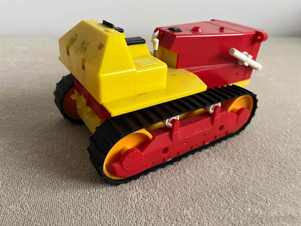 Retro hračky / Pásový buldozer FIAT BD 20 - ITAS (r.1981) - 6