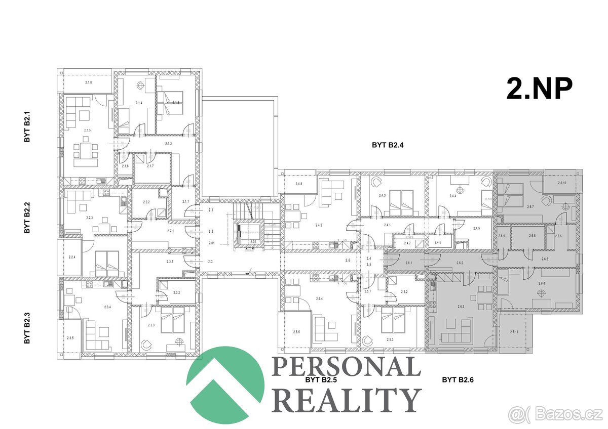 Prodej byty 3+kk, 92 m² - Chlumec nad Cidlinou, ev.č. 02163 - 6