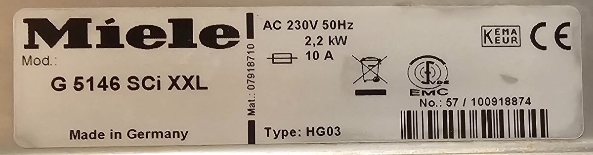 Myčka Miele G 5146 SCi XXL - 6