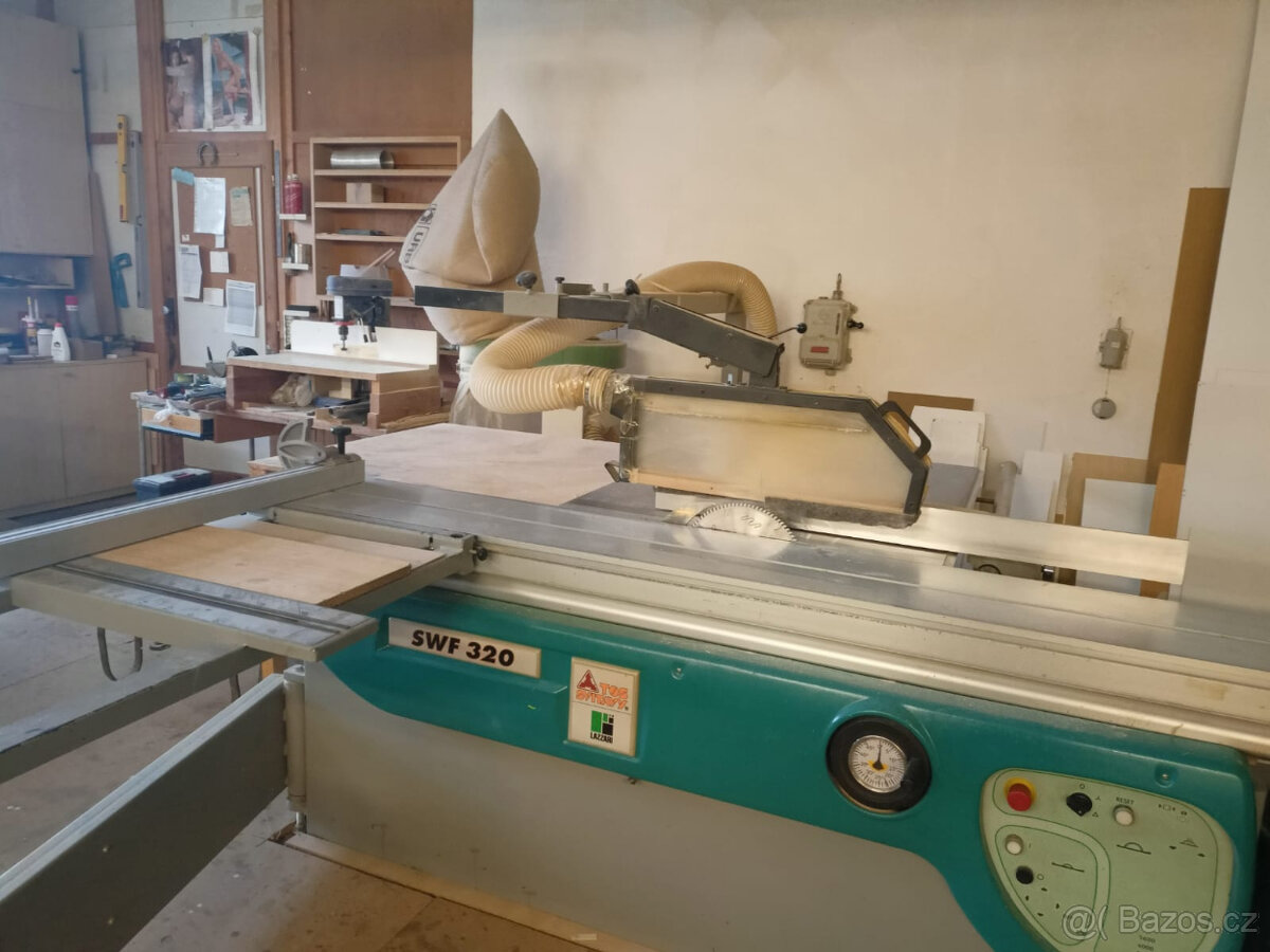 Vybavení truhlářské dílny - formátovací pilu včetně odsávání - 6