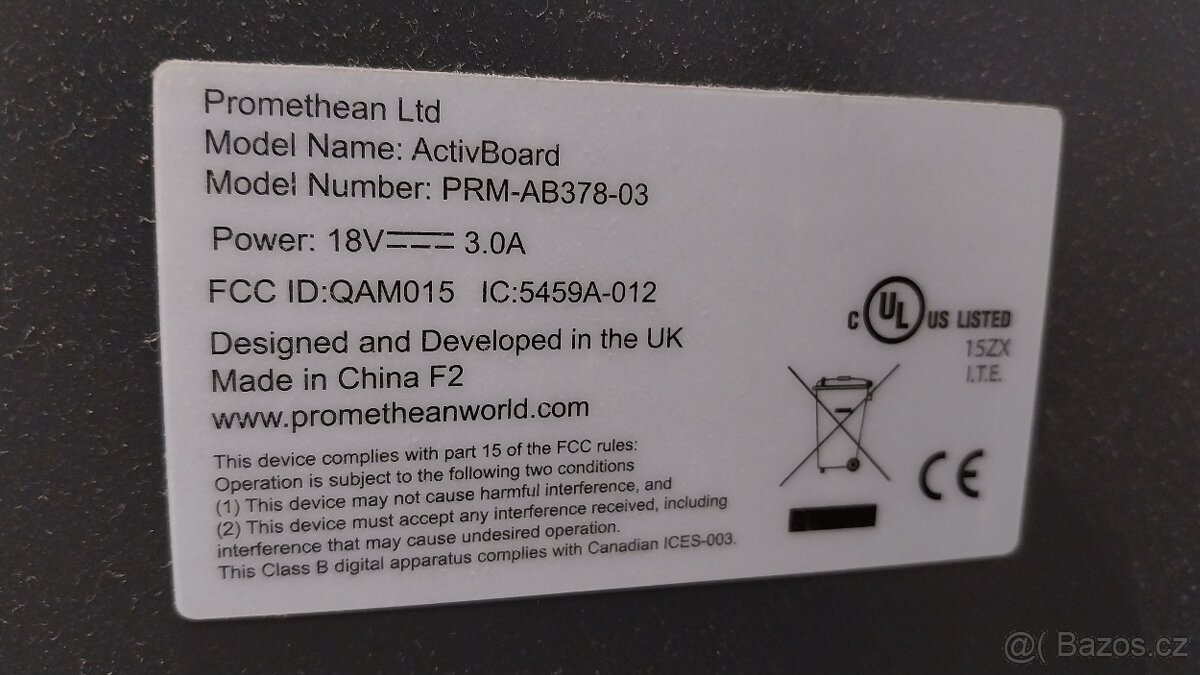 Aktivní tabule Promethean s projektorem - ActivBoard - 6