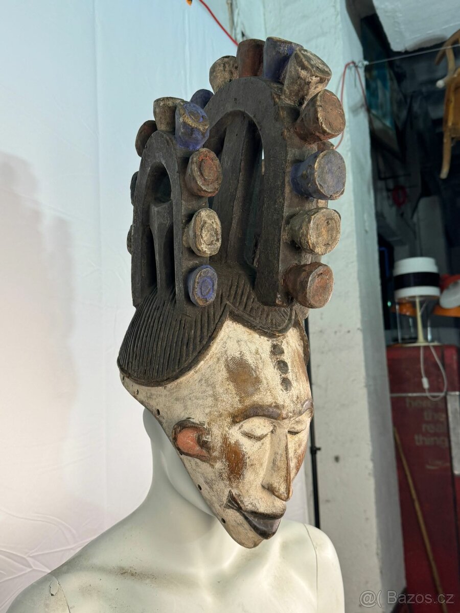 Africká rituální maska (603013) - 6