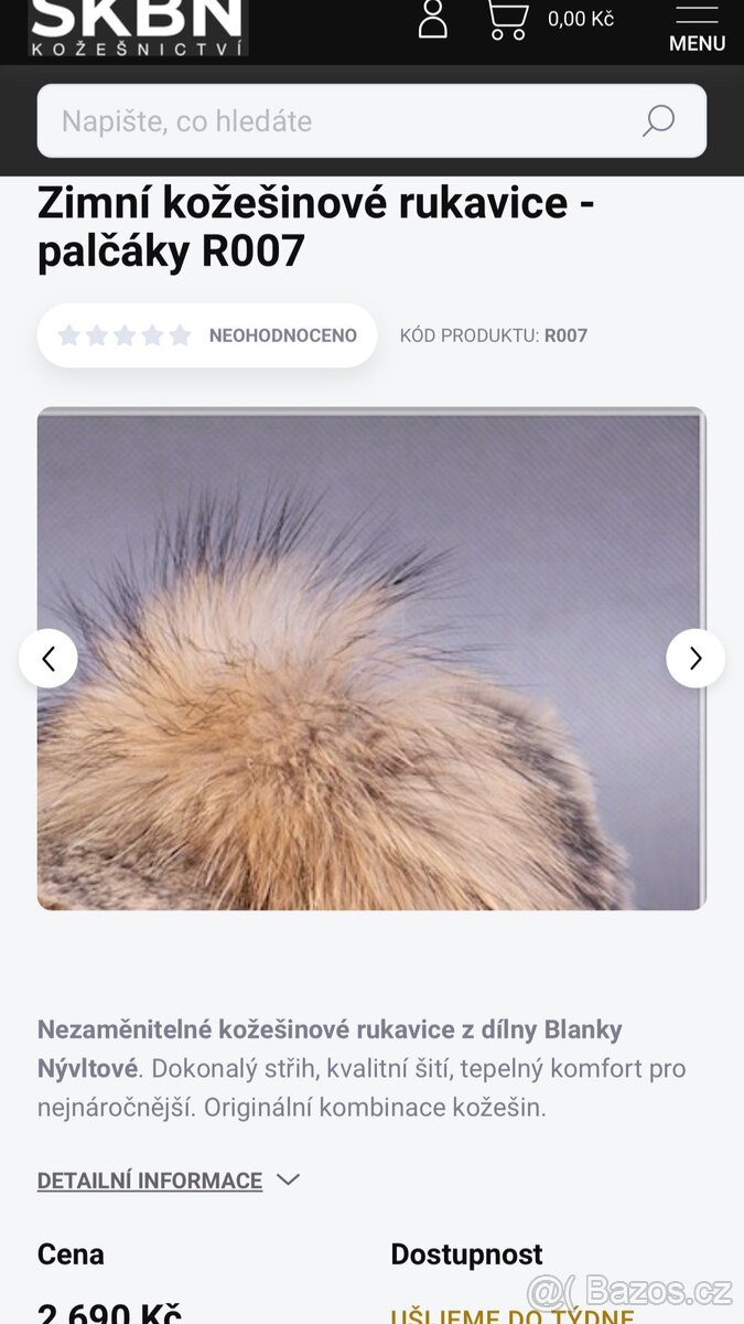 Kožešinové rukavice - 6