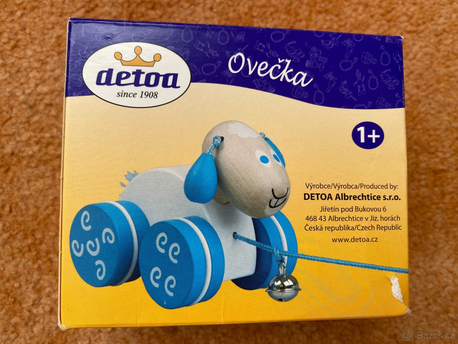 Tahací dřevěné hračky, vláček - 6