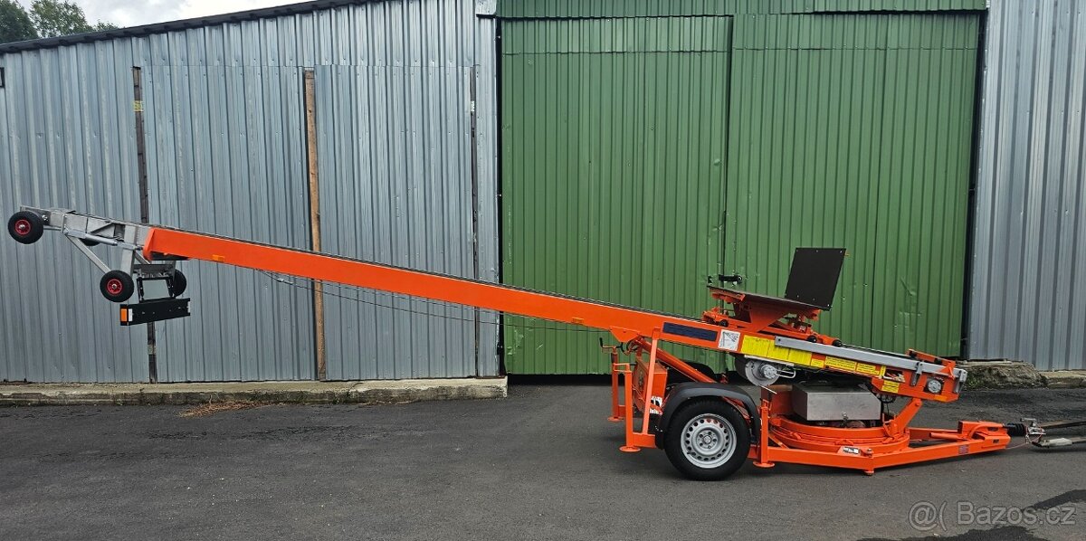 Stavební výtah BÖCKER 16m + kloub 6m - motor HONDA - CZ SPZ - 6