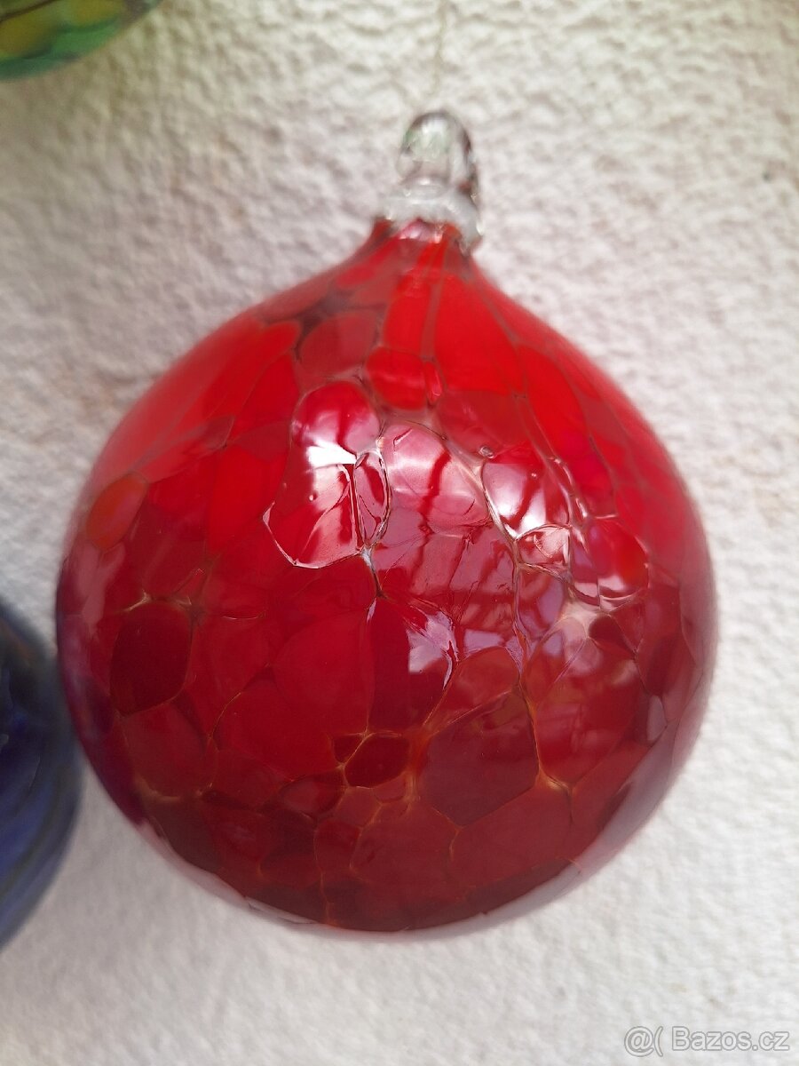 ZÁVĚSNÉ KOULE Z KŘIŠŤÁLOVÉHO SKLA 13Ks - 6