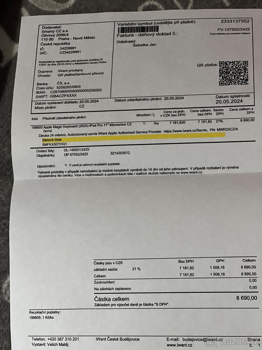 Apple iPad Pro 11(2024) M4 Wi-Fi+cellular 256GB+příslušenstv - 6