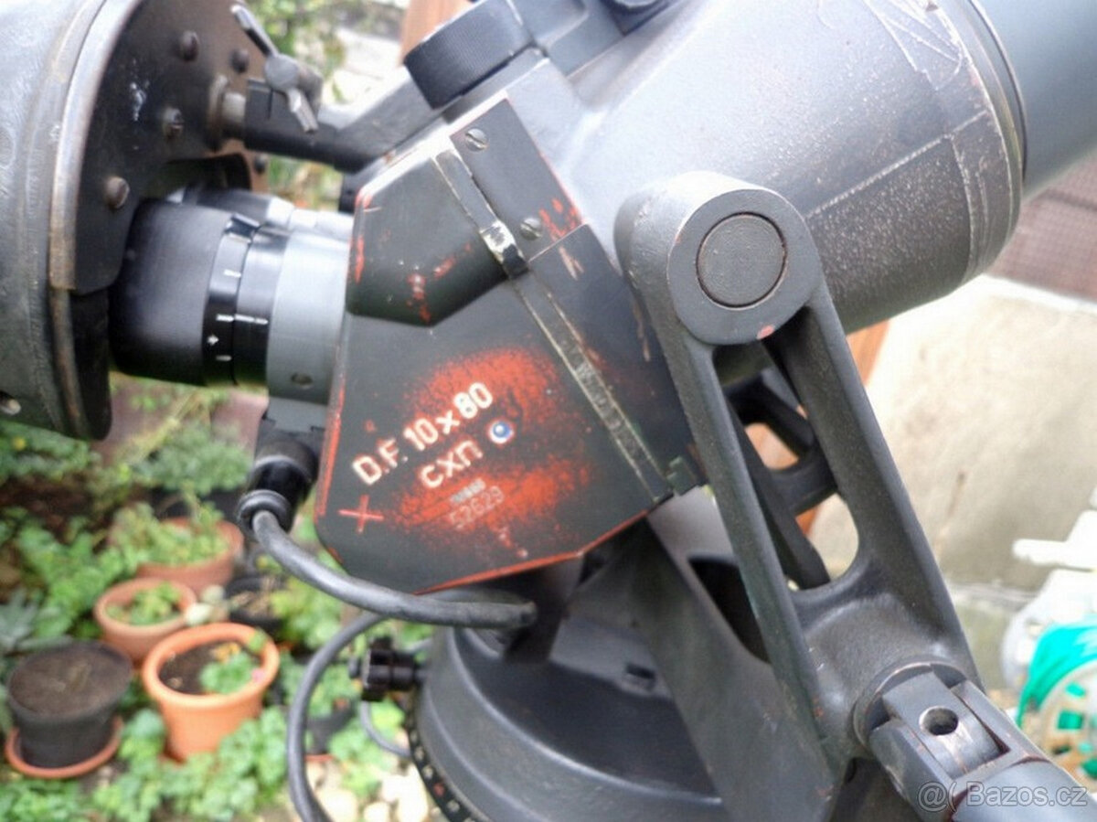 Druhá světová válka, puškohled 10x80 Flak optika cxn, komple - 6