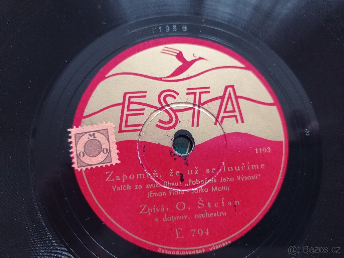 Gramofonové desky rychlost 78 - 6