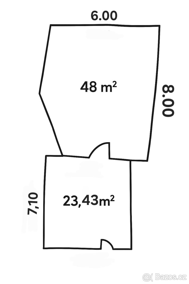 ZITAVA-Pronájem posledního obch.prostoru v přízemí 71m2 - 6