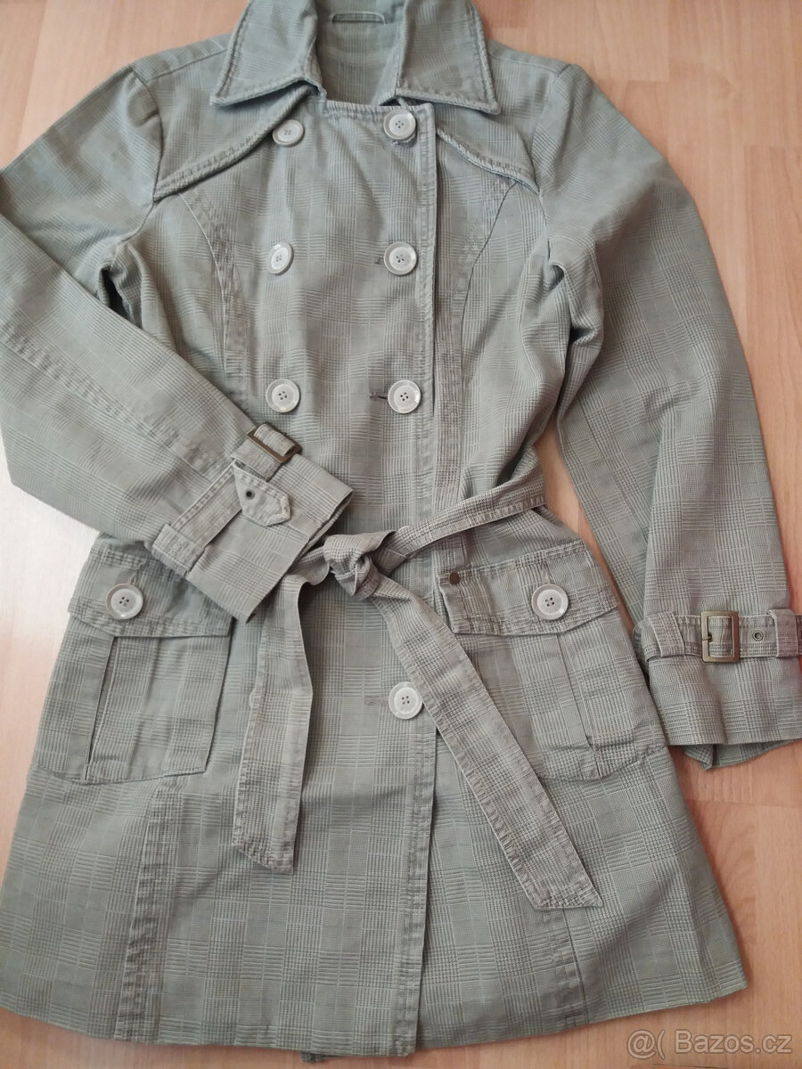 KABÁTEK DÁMSKÝ S PÁSKEM - 6