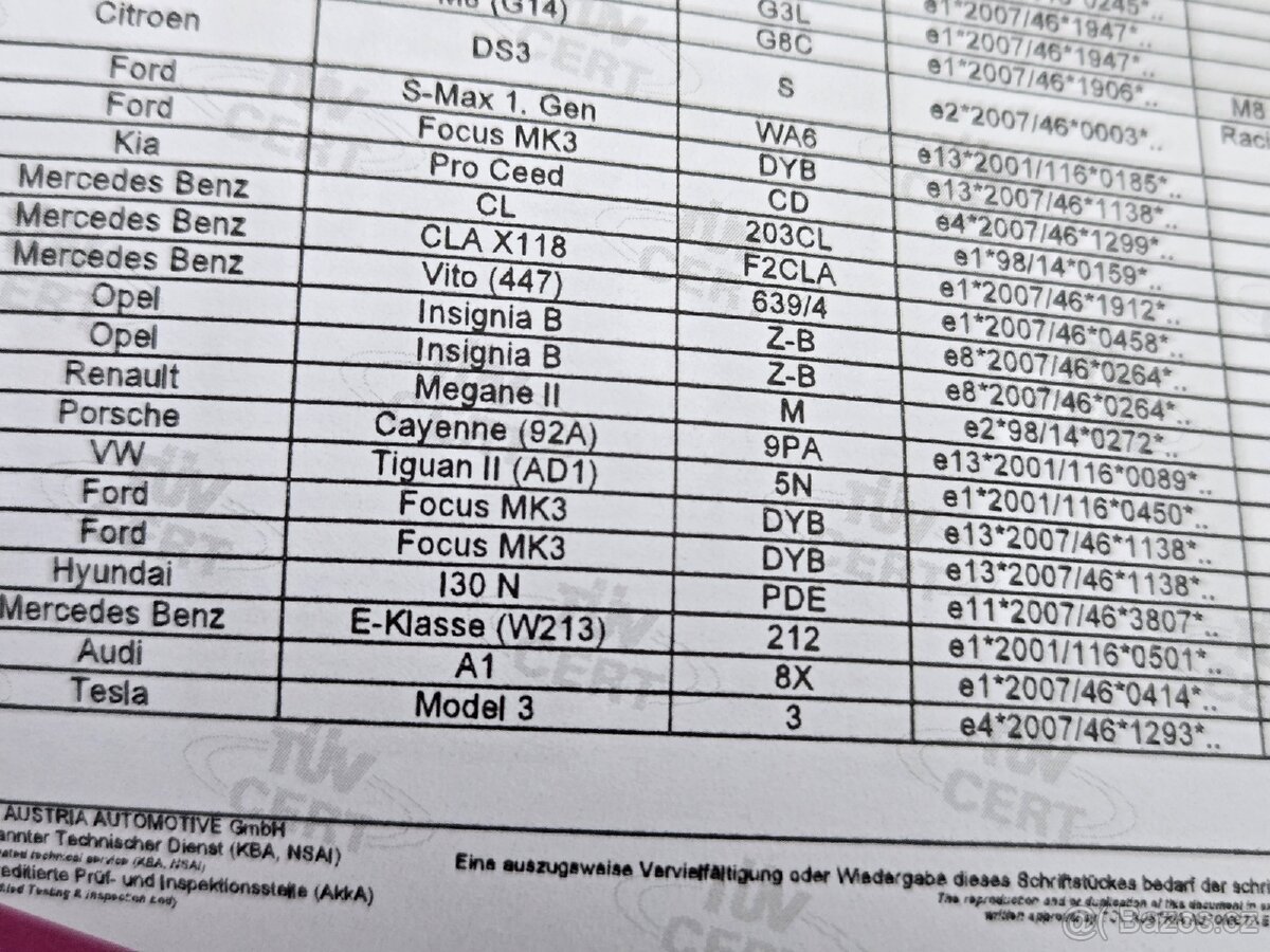 Křídlo , odtrhová lišta pro Tesla model 3 - 6