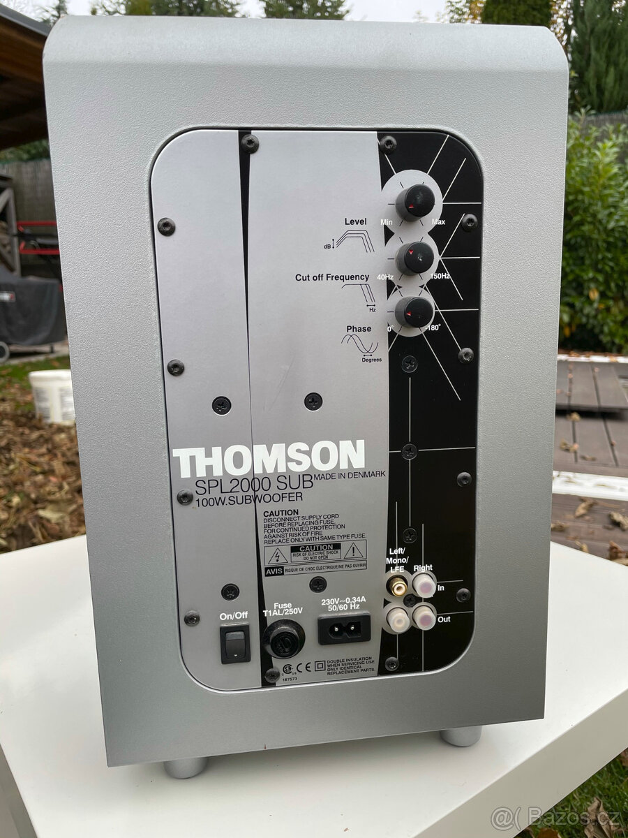 Prodám domácí kino Thomson DPL 2000 + SPL 2000 + subwoofer - 6
