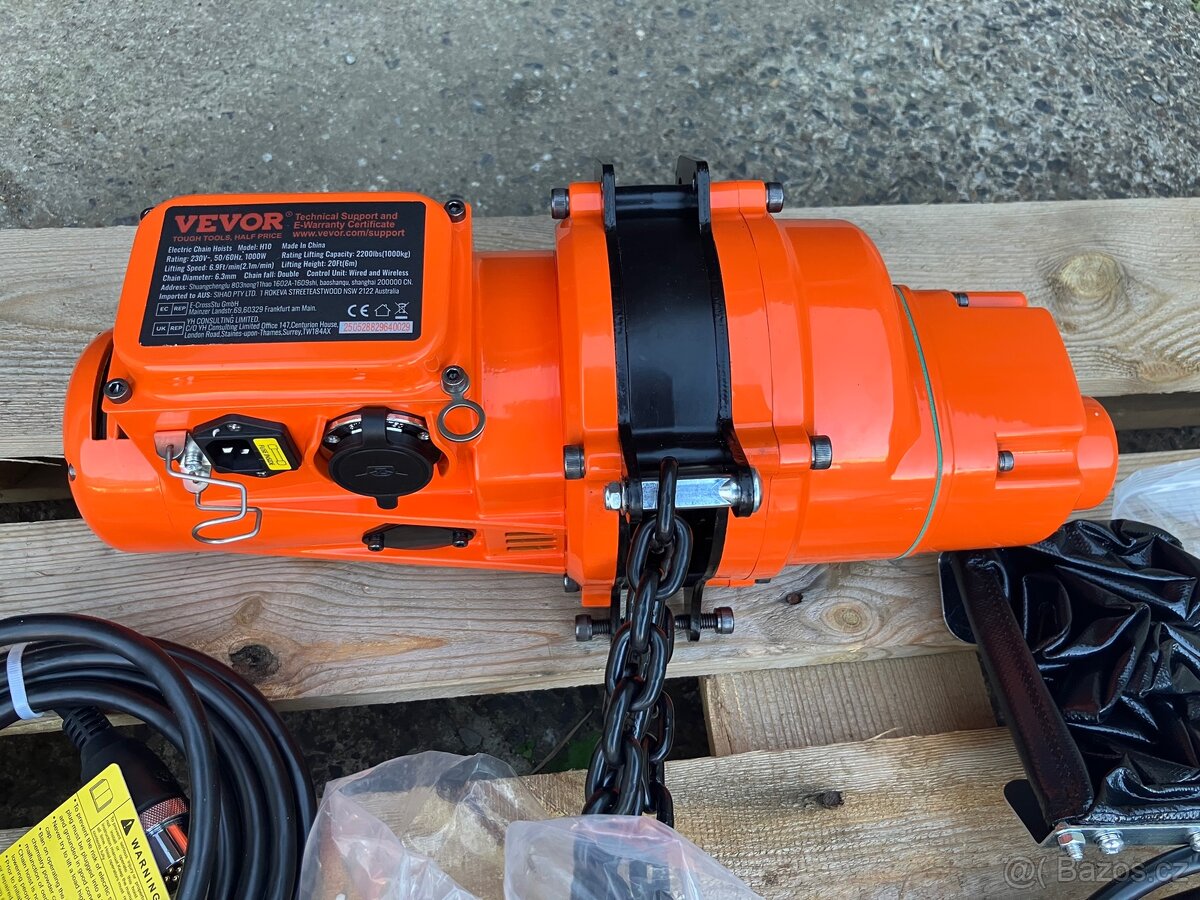 Elektrický řetězový kladkostroj 1000 Kg - 6