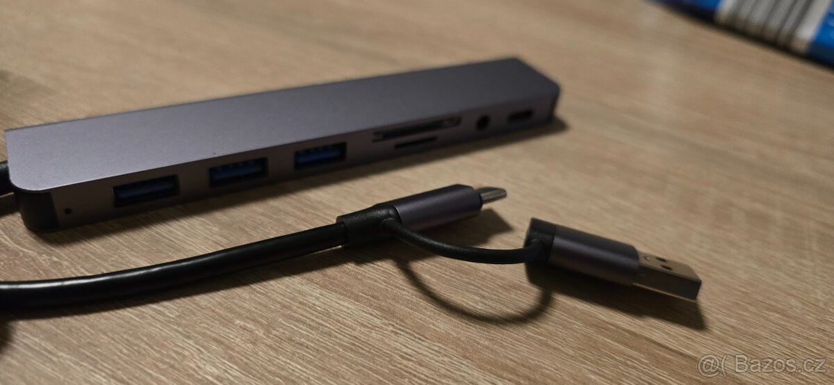 USB-C/USB hub s SD,microSD, USB 3.0&USB 2.0,Jack - 6