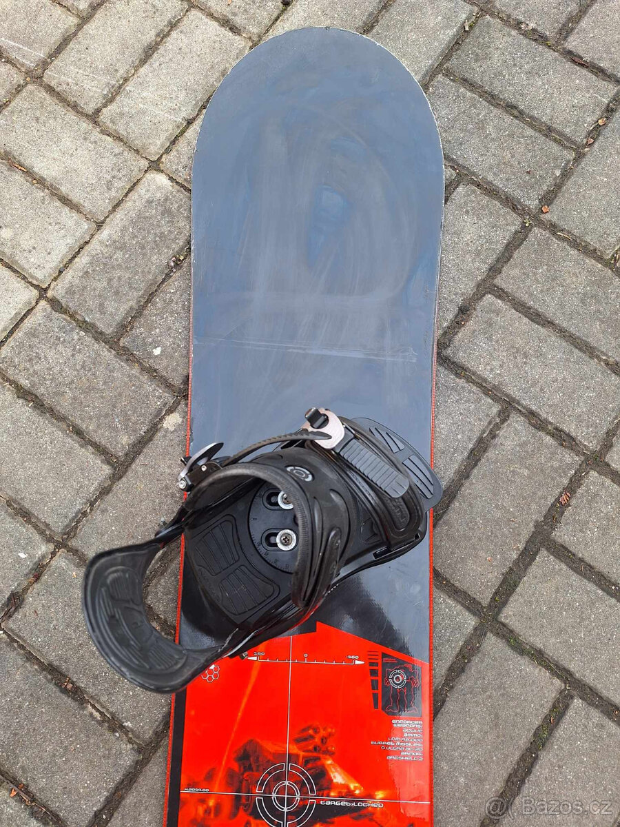 Snowboard Nitro Target o délce 157cm s vázáním stejné značky - 6