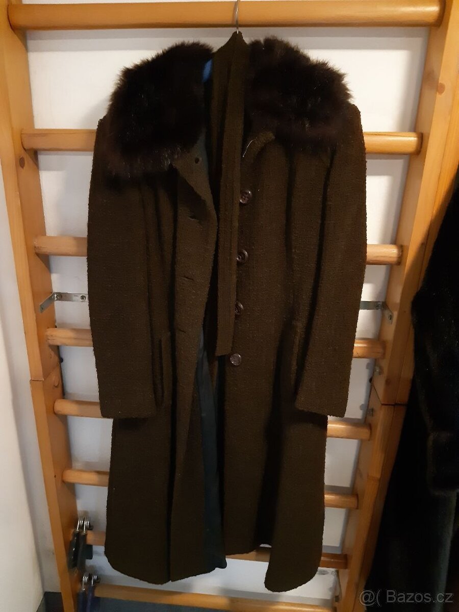 Elegantní vintage kabát OT Prostějov – výborný stav - 6