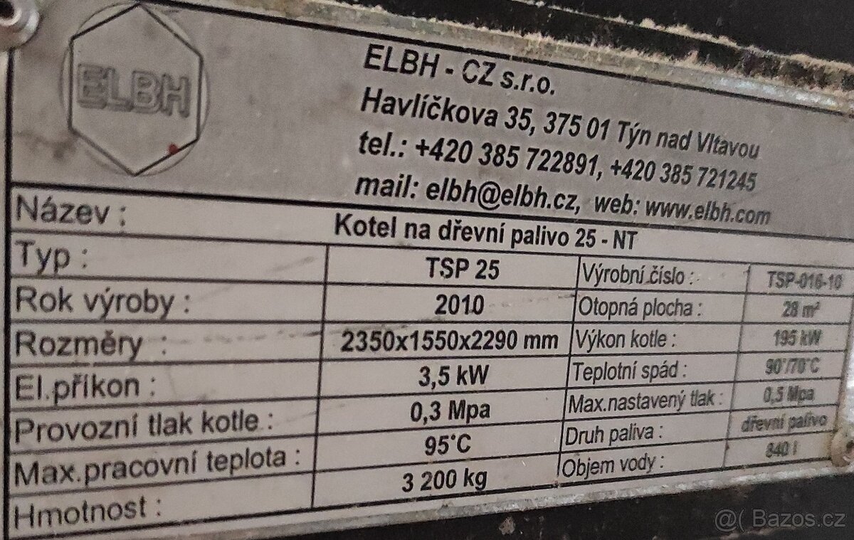 Kotel ELBH TSP 25 - 6