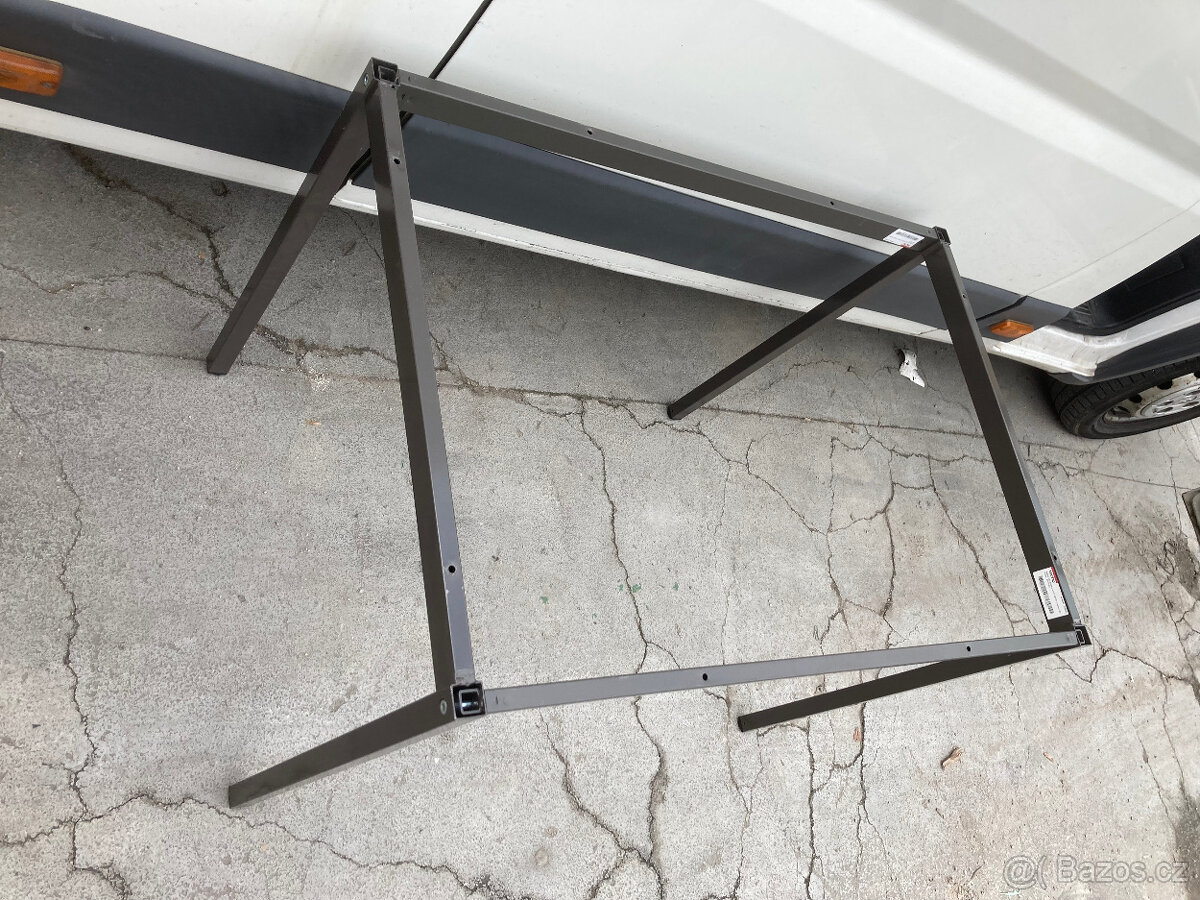 Pracovní stůl, lehký ponk, kovový rám stolu za 500 kč - 6