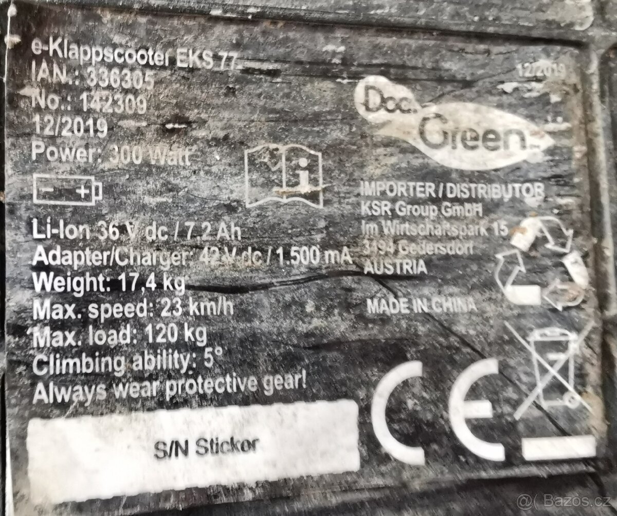 Prodám elektrickou koloběžku - 6