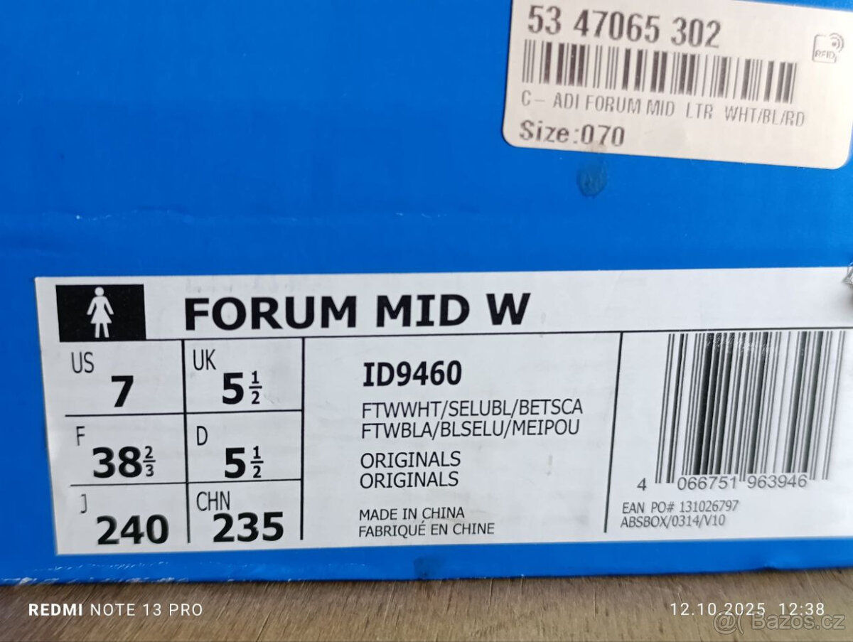 Adidas Forum Mid vel.38,5 - 6