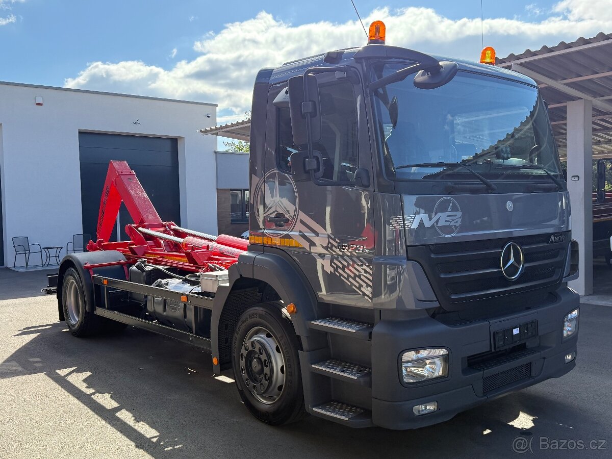 MERCEDES-BENZ AXOR 1823 HÁKOVÝ NOSIČ KONTEJNERŮ - 6