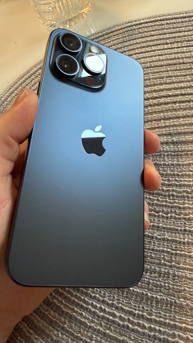 iPhone 15 pro Max Modrý Titan - 6