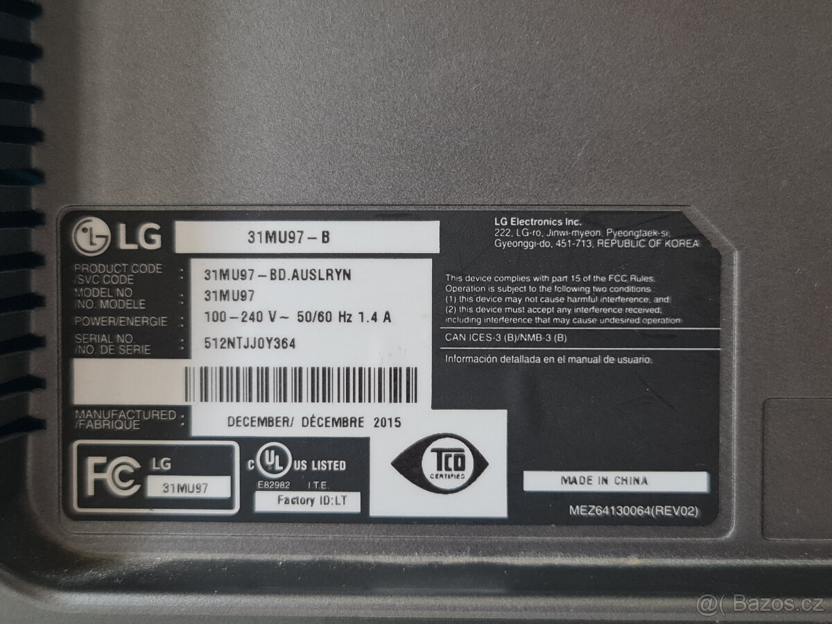 4K 60Hz IPS monitor, 4096x2160 – LG 31MU97-B - 6