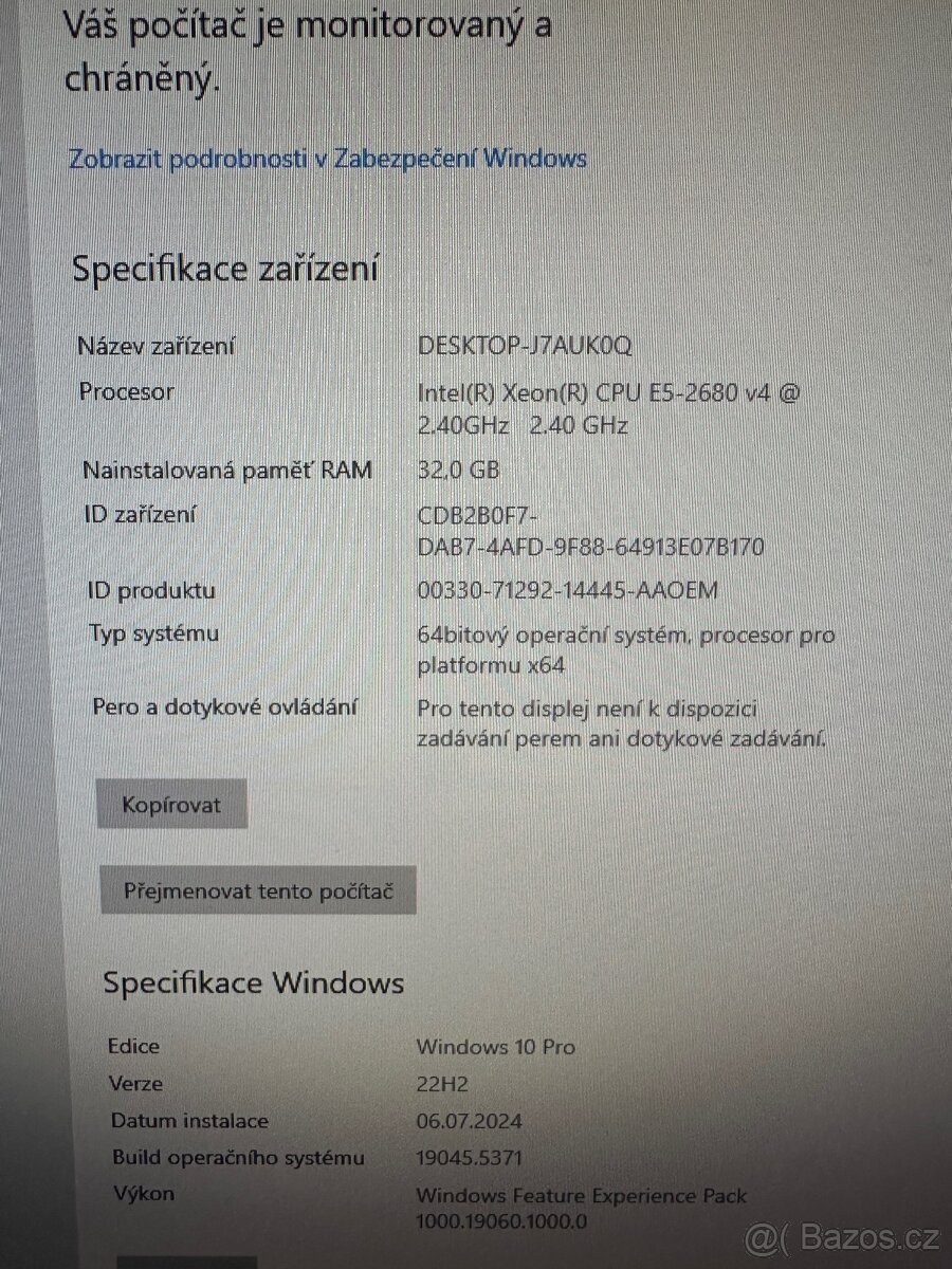 Herní/Pracovní PC Intel 14 Jader/32GB DDR4/GTX 1650 4GB - 6