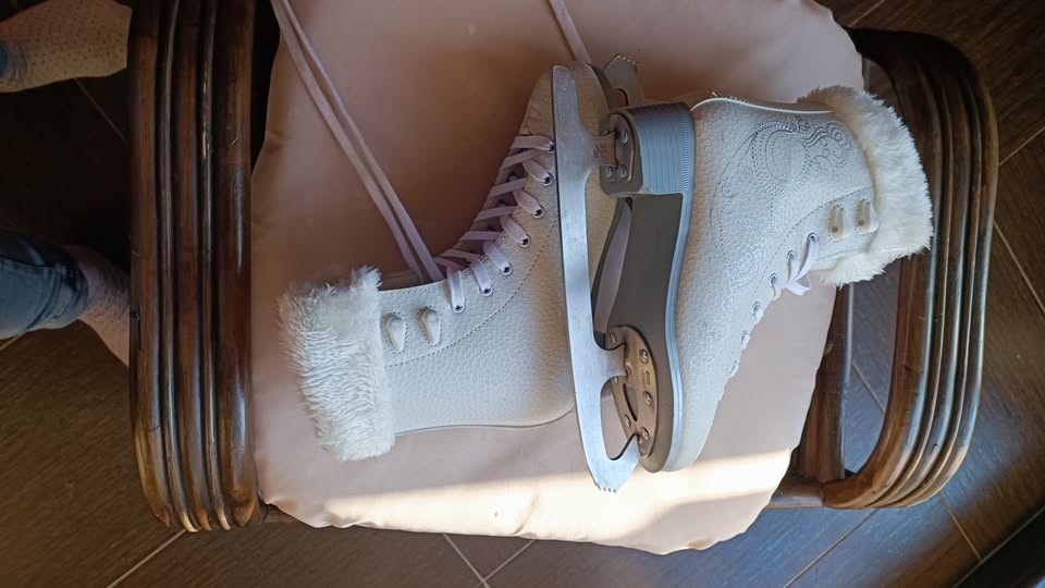 Dámské brusle Oxelo s kožíškem - 6