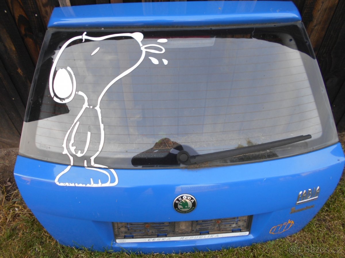 ŠKODA FABIA HTP MODRÁ NÁHRADNÍ DÍLY - 6