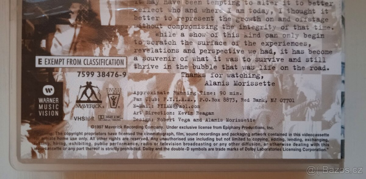 VHS ALANIS MORISSETTE + CD - 6