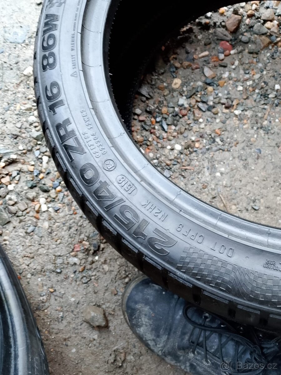 215/40/16 Nexen/Continental - letní pneu 4ks - 6