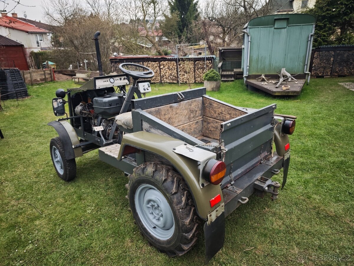 Prodám malotraktor domácí výroby. - 6