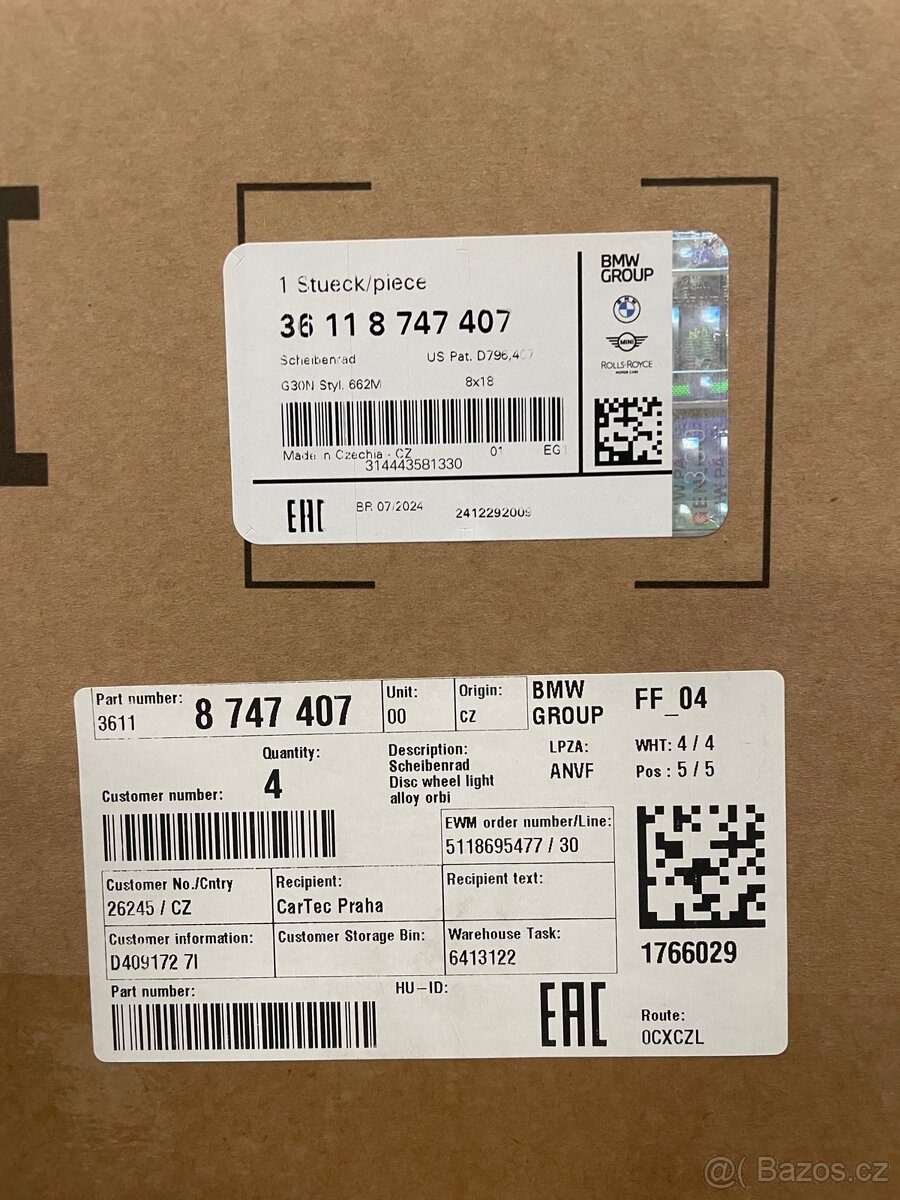 Disky BMW 18” M packet - 6