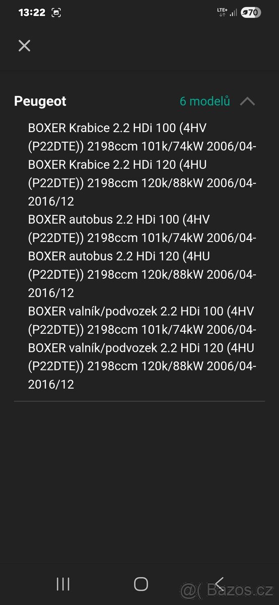 Vstriky Citroen jumper 2.2 - 6