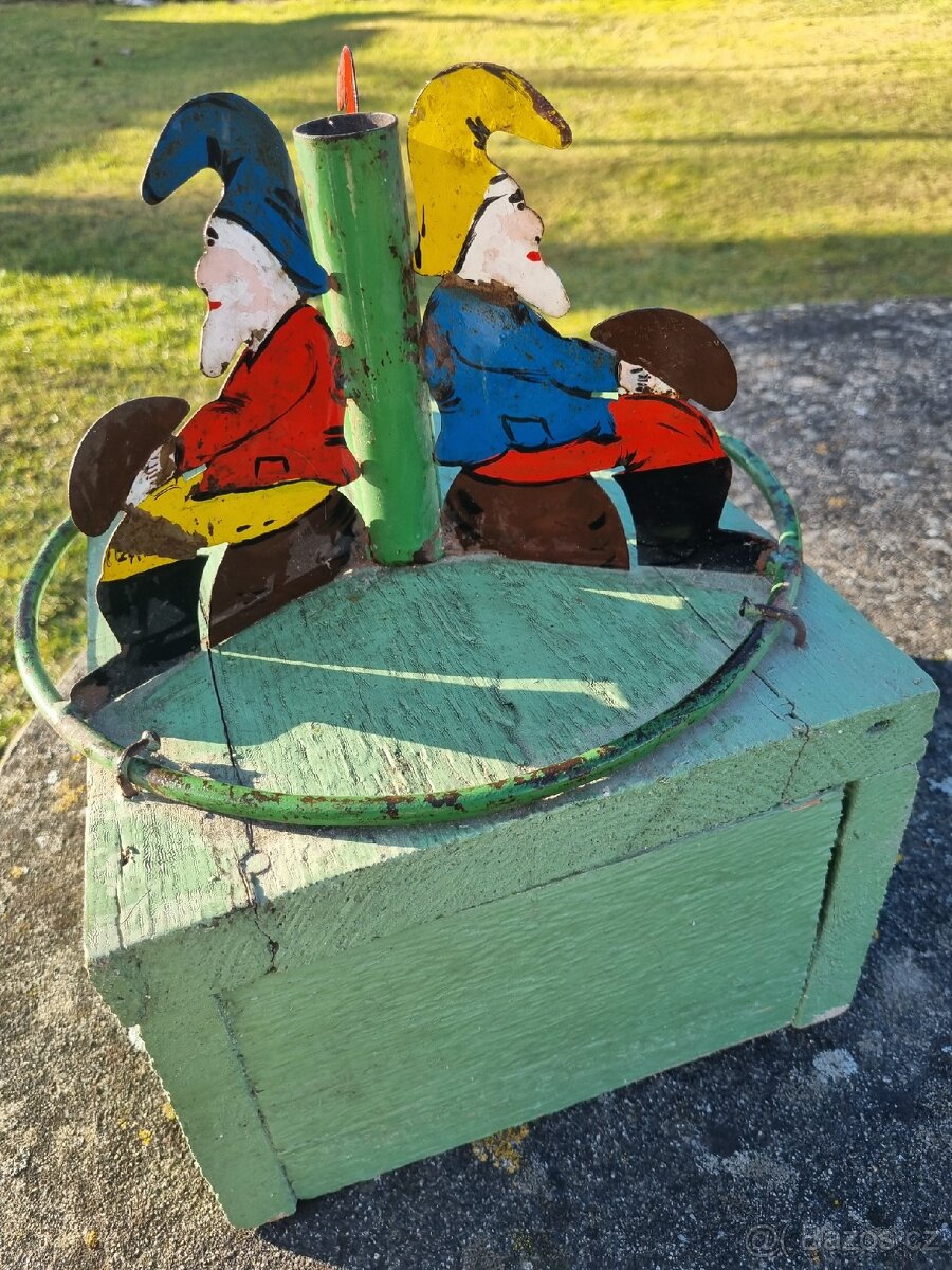 Starožitný stojan na vánoční stromeček - 6