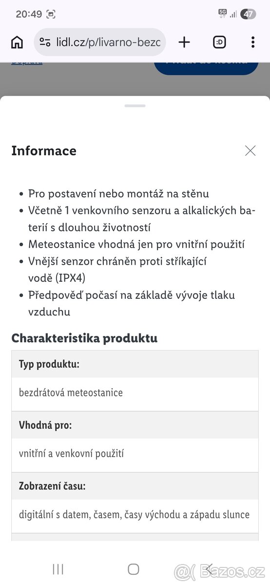 Bezdrátová meteostanice - 6