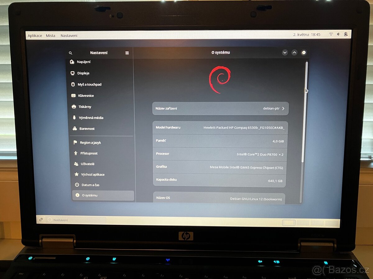 Notebook HP Compaq 6530b - 6
