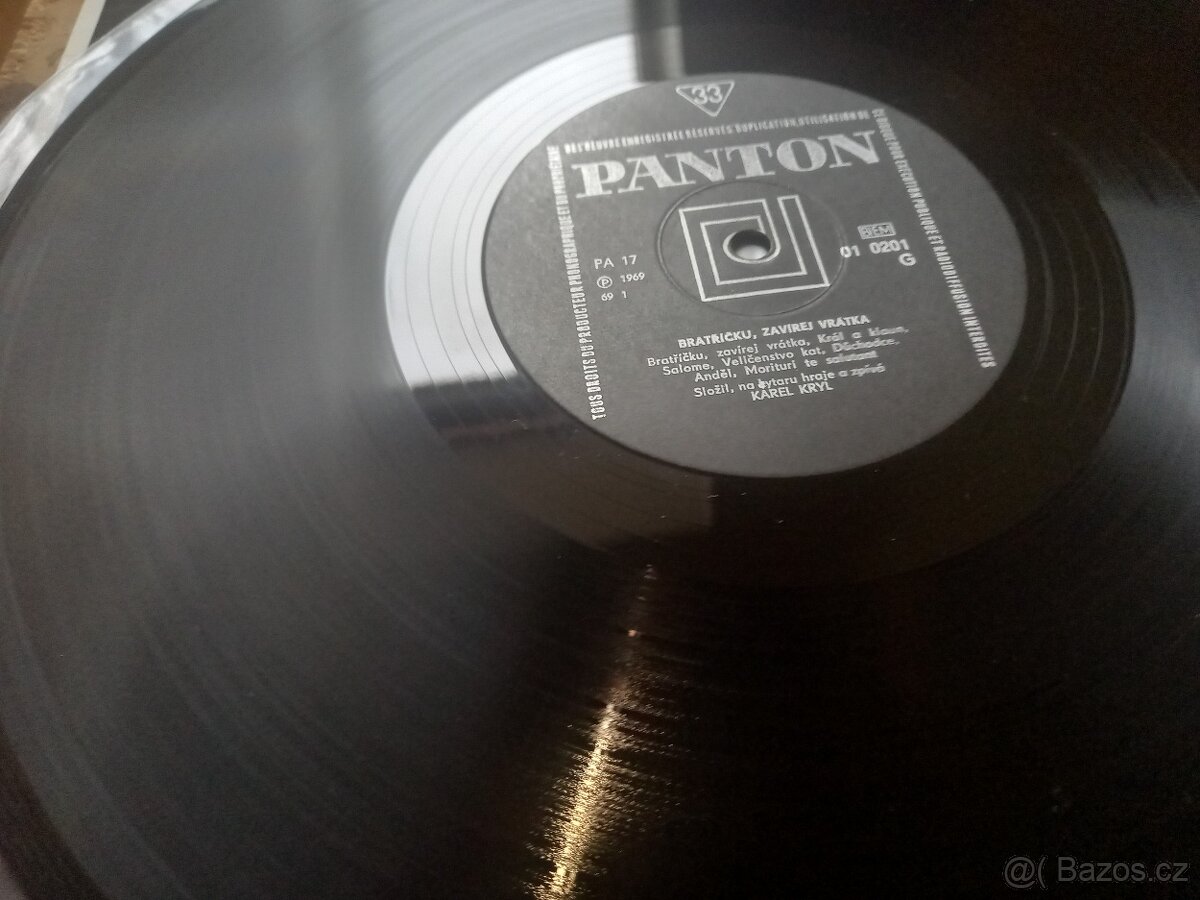 Karel Kryl – Bratříčku, Zavírej Vrátka (LP) 1969 - TOP STAV - 6