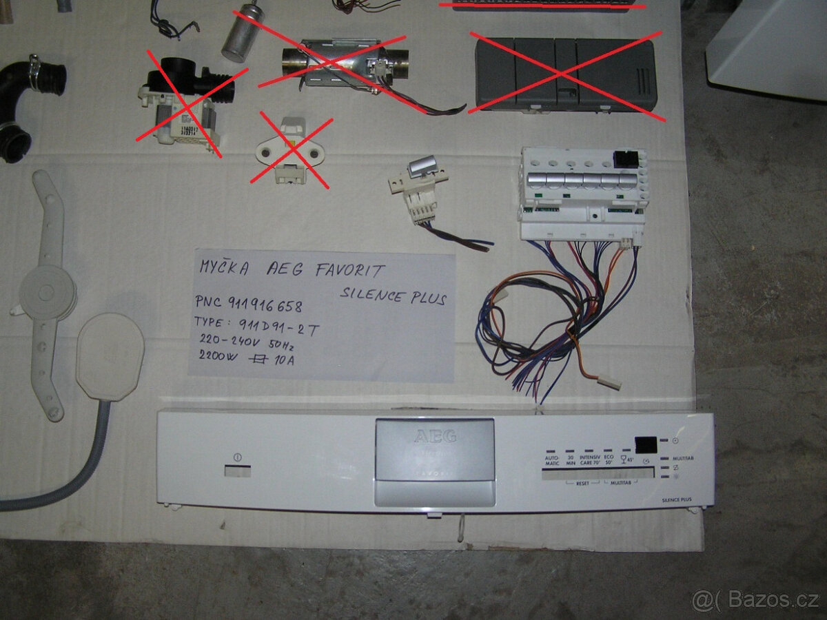Myčka AEG Favorit Silence Plus - náhradní díly - 6