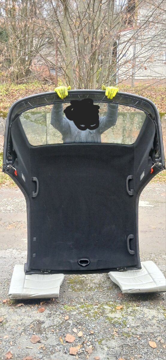 BMW E36 kabriolet hardtop, uchycení, kabeláž, krytky - 6