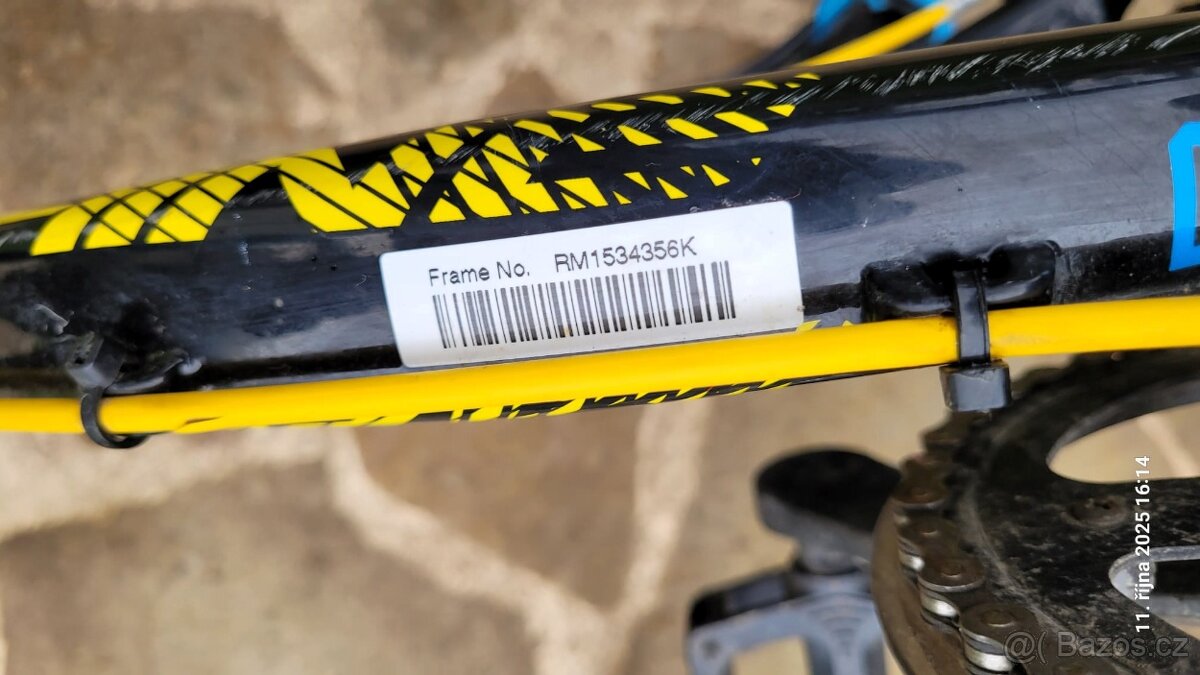 Dětské kolo Rock Machine Storm 20" – černá/žlutá - 6